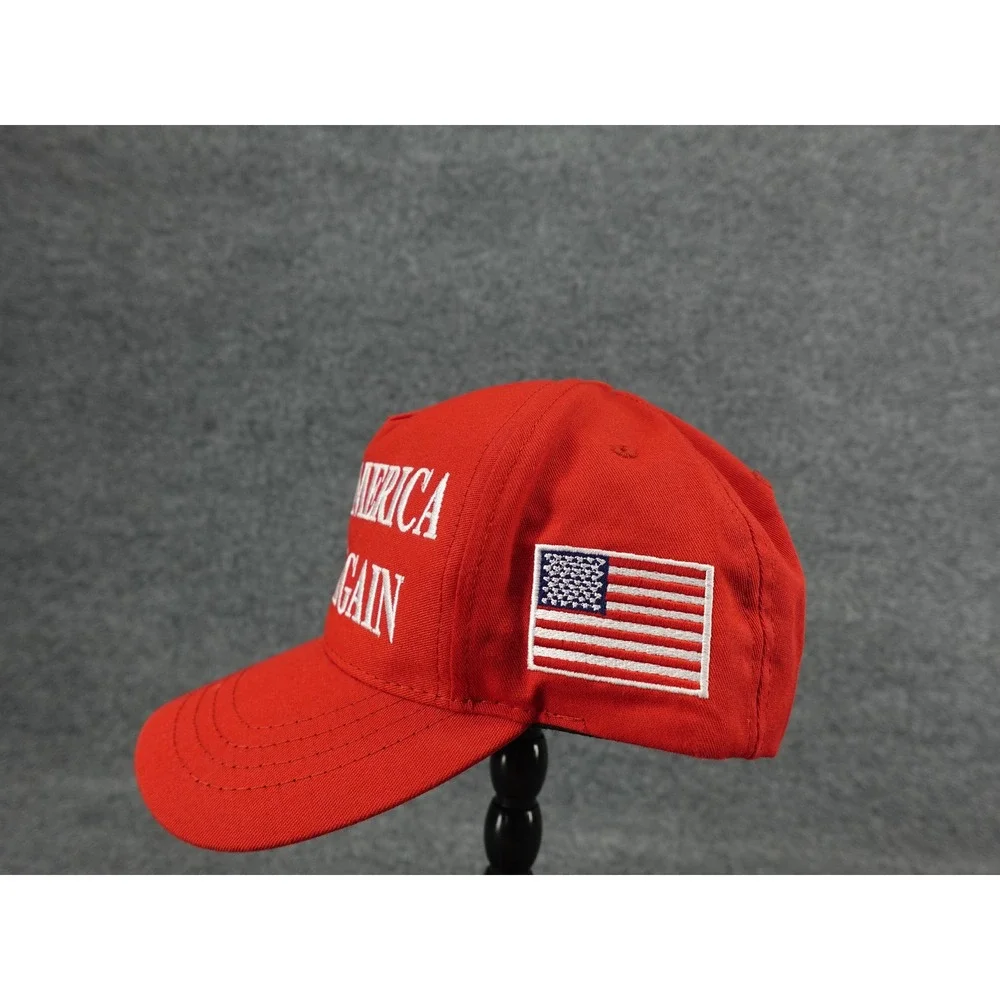 Cali-Fame MAGA Hat Mens OSFM Red Trump 2020 45 Snapback USA Made
